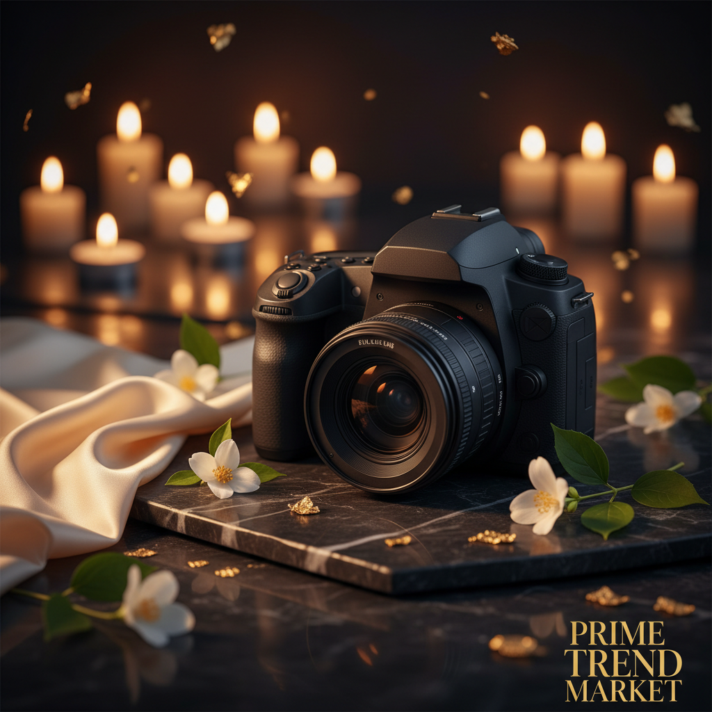 XJ05 Pro Camera — Luxury Marble Hero Shot
